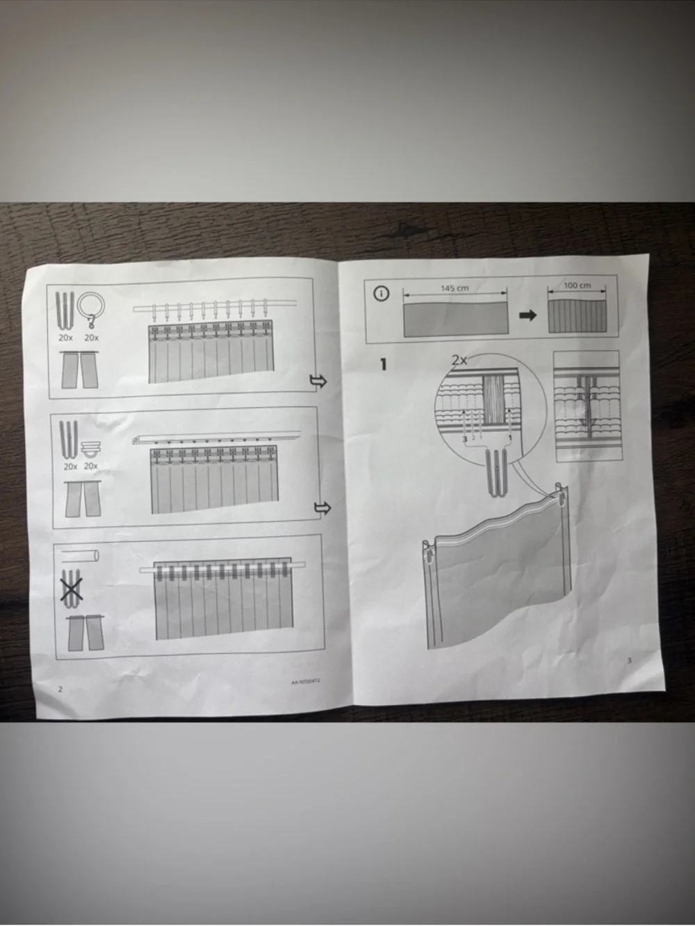 IKEA Majgull Blackout Curtains 98”